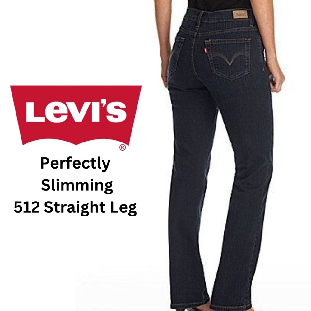 Levi’s SIZE 31”x 30”(12) Perfectly Slimming 512 Jeans - Straight Leg - Like New